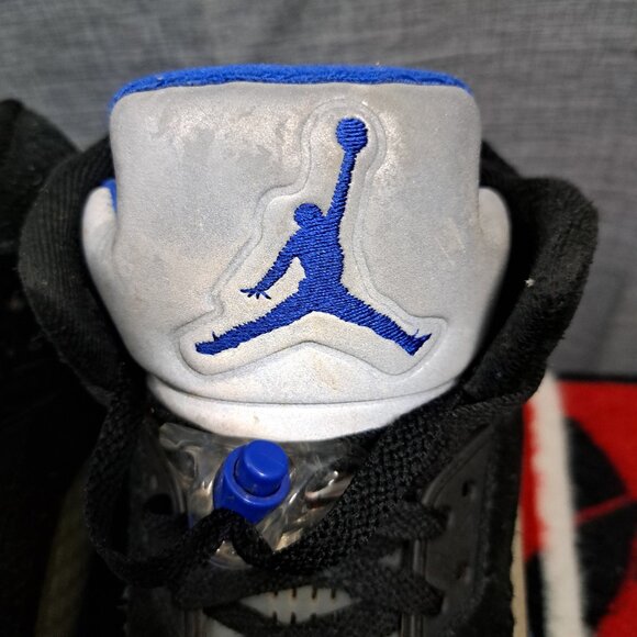 Size 12 Men Nike Air Jordan 5 Racer Blue (CT4838-004) - Picture 14 of 16